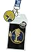 Fallout Reversible Breakaway Keychain Lanyard with ID Holder, Vault Boy Rubber Charm and Collectible Sticker