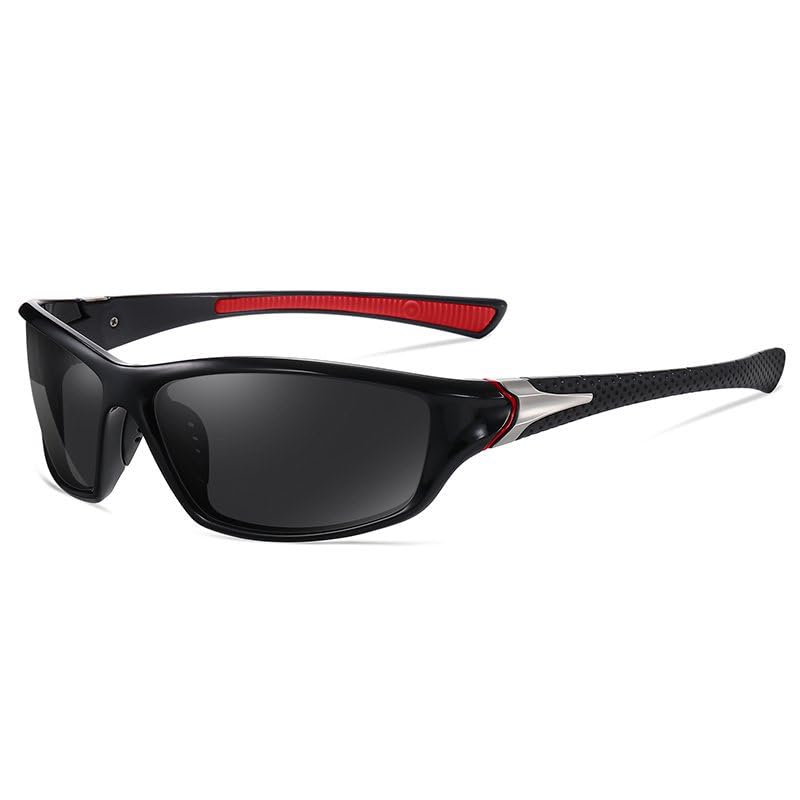 QIFP Polarized Sports Sunglasses For Men Women Cycling Driving Fishing UV400 Protection