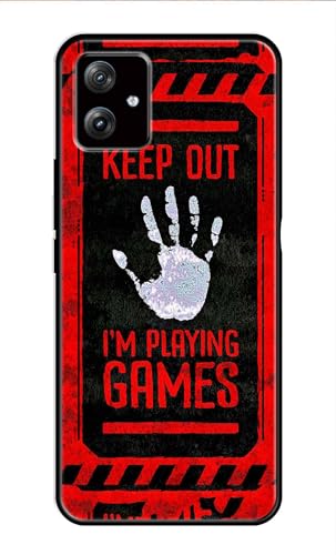 Image of Metal TPU Printed Back Cover for Motorola Moto G64 5G (I Am Gamer) 360 Degree Protection | Camera Protection -25092024(AH)