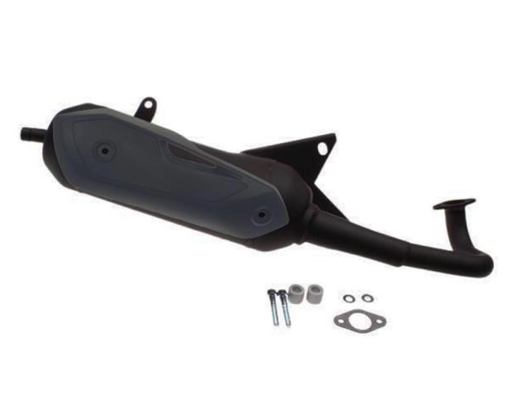 Auspuff Silent Pro E-geprüft passend für Aprilia SR Scarabeo Suzuki Katana 50 (Morini)