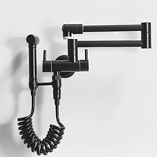 Robinet de cuisine mural rabattable et extensible couleur B C