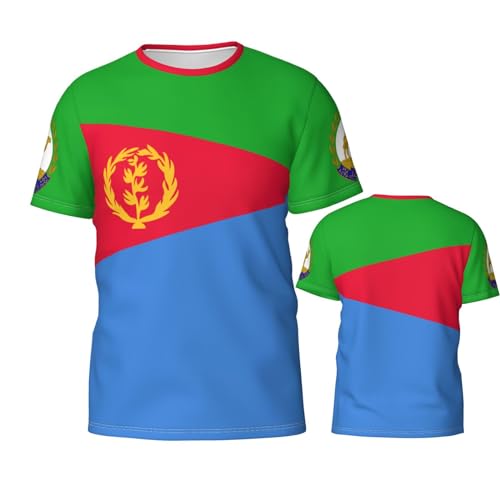T-shirts de sport homme moderne Érythrée idéal running et gym