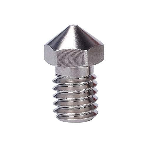 3Wthings Plated Copper Nozzle adecuado para E3D V6 PT100 Hotend impresora 3D M6, 0.4 mm, 1.75 mm