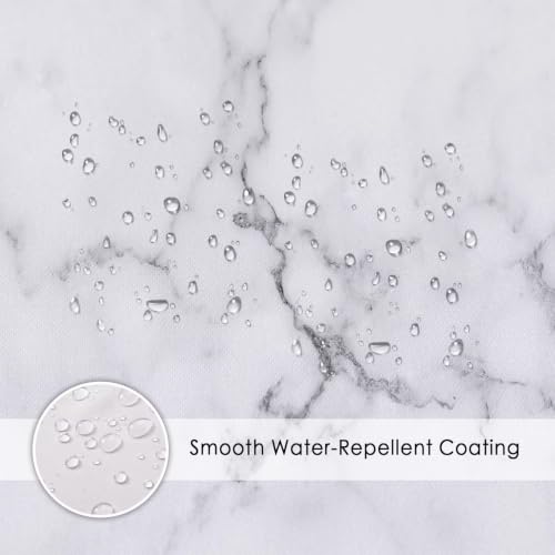 Rideau de douche imperméable à ourlet lesté pour un maintien parfait - 6