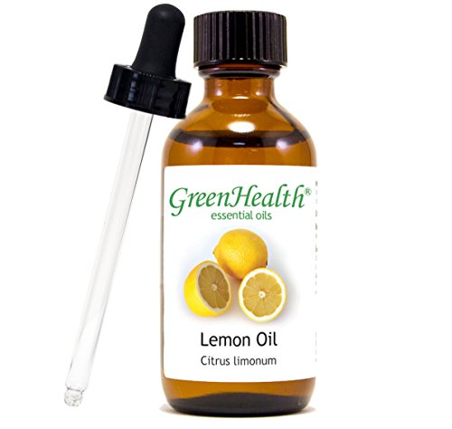 Aceite Esencial Puro de Limón 59 ml con Cuentagotas de Vidrio