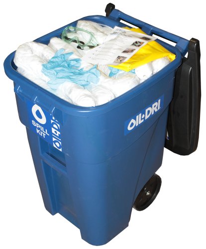 Image of Oil-Dri L90350 Oil Only Mobile Utility Spill Chest, 50 Gallon Spill Kit (Pack of 1)