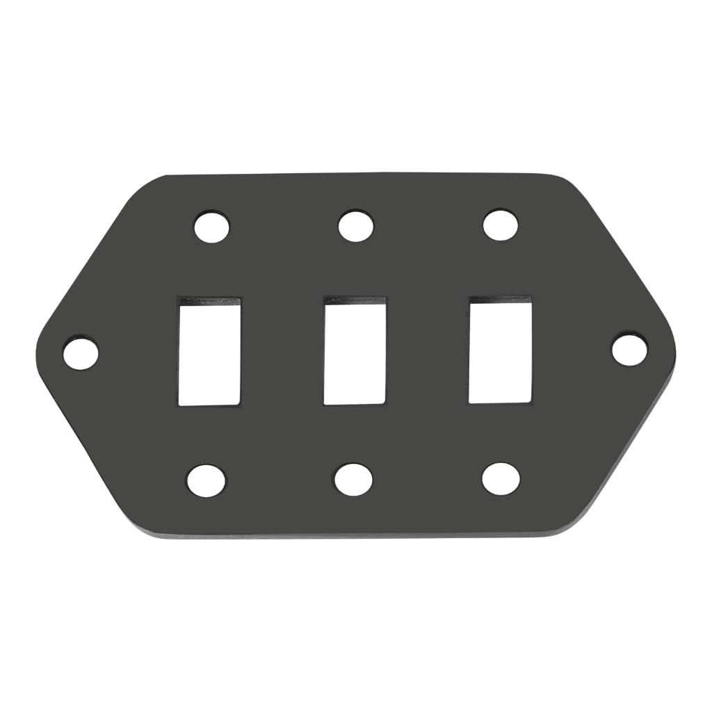 KAISH Electric Guitar Pickup Selector Switch Plate Control Plate for Vintage/Classic Jaguar Guitar Black, Pickup Switch Plate - Image 2