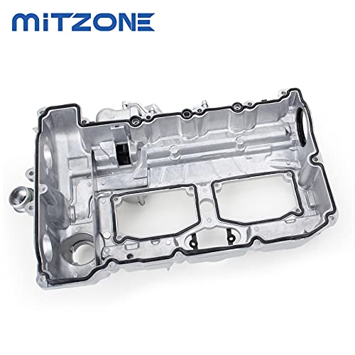 Mitzone N20 Upgrade Aluminum Valve Cover With Gasket Bolts Kit & Oil Cap For Bmw 2012-2018 528I 528I Xdrive 328I 328I Gt Xdrive 320I X5 X3 X1 428I Z4 2.0L Replace # 11127588412 #TOP6