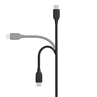 Vista 2 de Yaxa Basics - Cable de carga rápida USB-C a USB-C 2.0, velocidad de 480Mbps, certificado USB-IF, para Apple iPhone 16/15, iPad, Samsung Galaxy