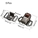 uxcell Retro Cabinet Wardrobe Door Single Roller Catch Ball Latch Hardware Copper Tone 5pcs