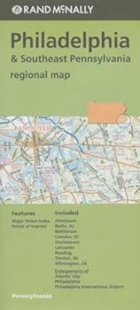 Paperback Folded Map Philadelphia/Se Pa Regional Book