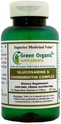 Green Organic Supplements' Joint Pain, Glucosamine & Chondroitin