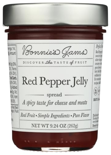Bonnie's Jams, Red Pepper Jelly, 8.75 Ounce