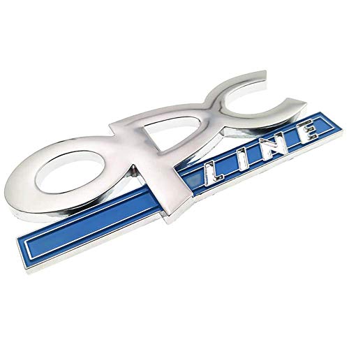Auto 3D Metall Emblem Aufkleber, Vorderer Hinterer Grill Abzeichen Aufkleber, OPC Line Logo Dekorationsaufkleber, Für Opel Zafira B Corsa D Insignia Mokka Regal Astra