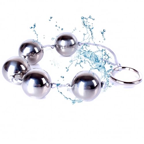 Palline anali a catena, palline anali, per allenamento, dell'amore donne, giocattoli in acciaio inossidabile BDSM, vaginali, plug anale# Giocattoli sessuali XXL uomini, uomini principianti