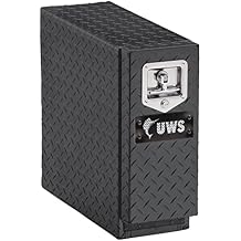 UWS EC20052 22-Inch Gloss Black Heavy-Wall Aluminum Truck Bed Tool Box with 5 Drawers