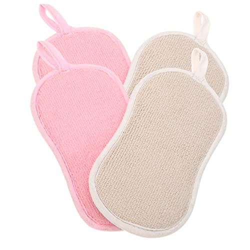SHERCHPRY Dual Side Dish Sponge Scrubber Dish Cleaning Sponges Pads Reusable Scrub Pads