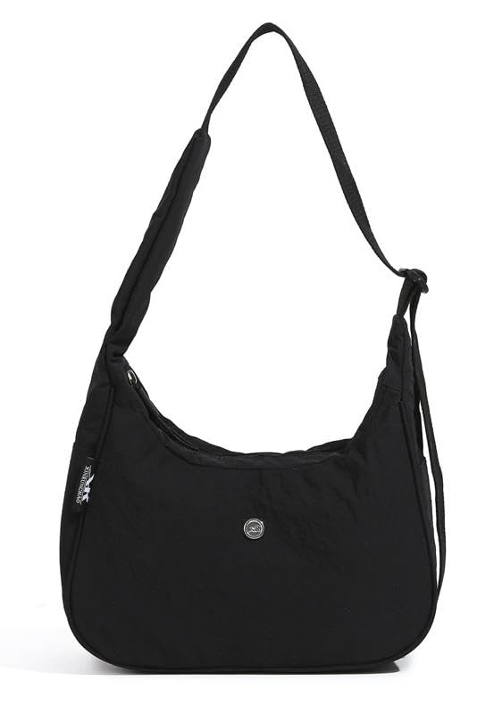 Nylon Crossbody Bag for Women Waterproof Dumpling Purse Casual Shoulder Bag Trendy Hobo Handbag 2025 Lightweight Tote