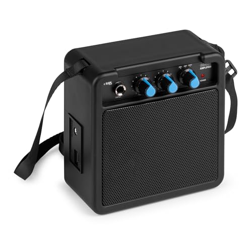 MAX GIGKit – Mini amplificador guitarra 10W portátil con batería recargable por usb, controles de tono y overdrive, salida de auriculares y correa incluida, ideal para guitarra eléctrica - imagen 5