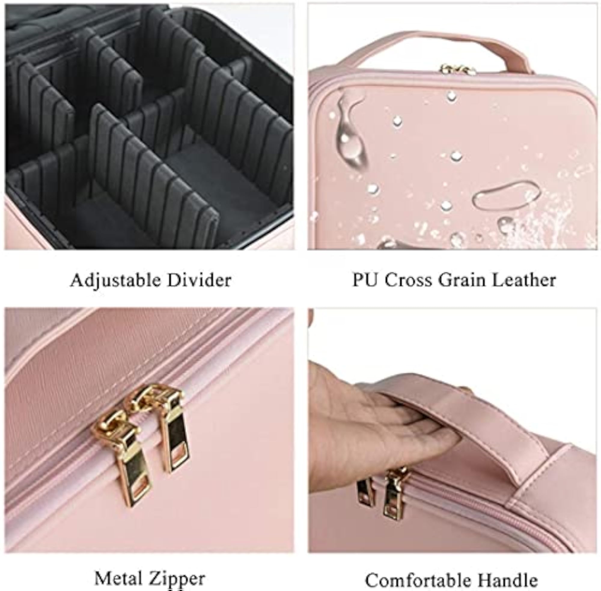 Professional Large Makeup Case Cosmetic Train Case