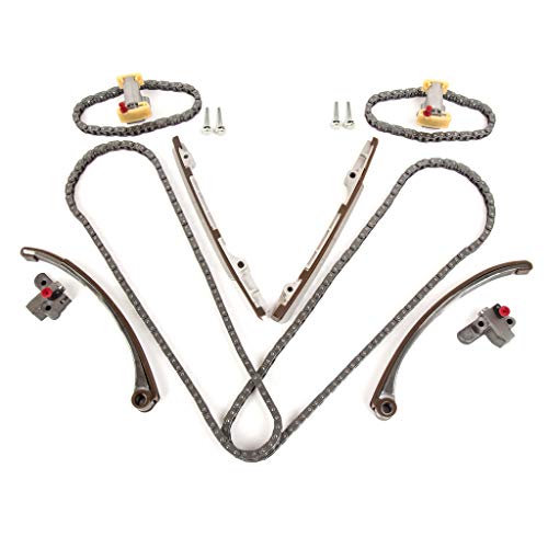 Evergreen TK21239 Timing Chain Kit Compatible With 98-01 Jaguar S-Type XK8 XJ8 XKR XJR Lincoln LS 3.9L 4.0L