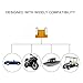 MuHize Low Profile Mini Fuse Tap - Upgraded Locking Clip Adapter with 5A Fuse for RV SUV Truck 2000-2025 Models | Anti-Vibration Design