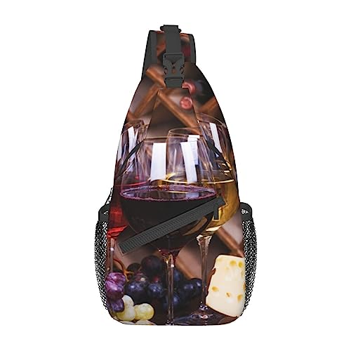 Sac à bandoulière durable contre l'usure quotidienne | Sac de jour décontracté noir et rouge