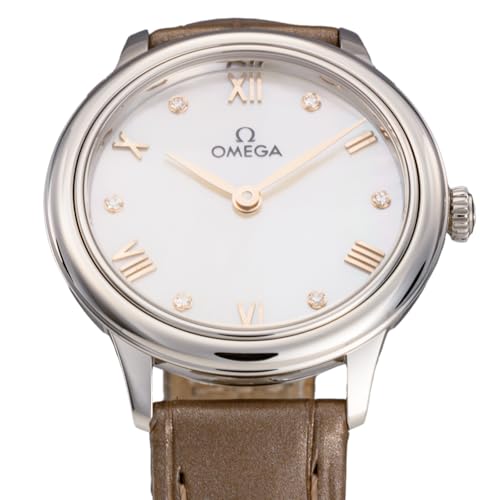 [OMEGA(オメガ)] 腕時計 デ・ヴィル プレステージ クォーツ 3気圧防水 サファイアガラス ホワイトパール文字盤 434.13.28.60.55.001 レディース [並行輸入品] 商品画像5