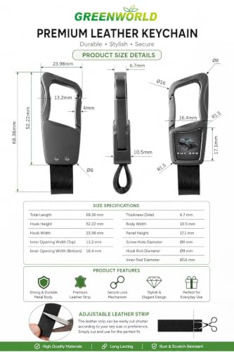 Image of Greenworld Scratch proof Fob Key Heavy Duty Keychain Compatible With New Mahin-dra Scorpio /bolero /xuv700 /xuv300 /3xo with new mahin-dra logo
