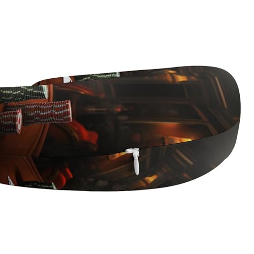 Almohada cervical de memoria para viaje y oficina miniatura 4