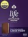NKJV Life Application Study Bible, Third Edition, Large Print (LeatherLike, Brown/Mahogany, Red Letter)