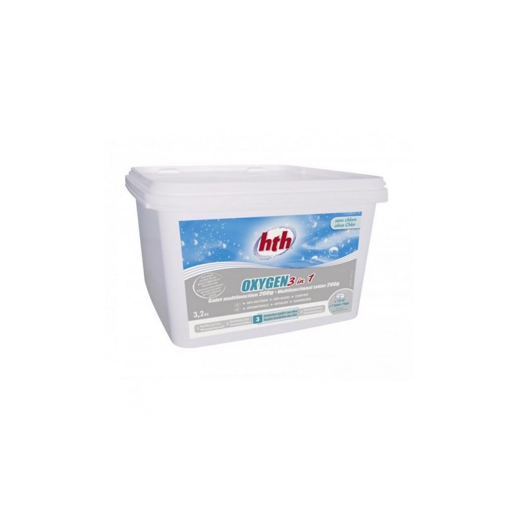 HTH Oxygène Activ' - 3 en 1 - 3,2kg