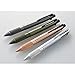 uni Jetstream 4&1 Metal Edition, 0.5mm Ballpoint Pen (Black, Red, Blue, Green) and 0.5mm Mechanical Pencil, Gun Metallic (MSXE52000A05.43)