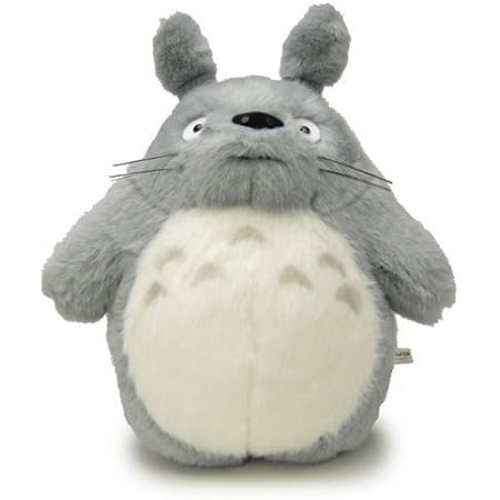 Amazon スタジオジブリ となりのトトロ 大トトロ グレー L ぬいぐるみ 高さ40cm ぬいぐるみ おもちゃ