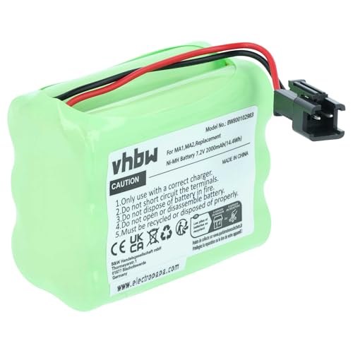 vhbw Batterie Compatible avec Tivoli Pal, iPal Radio (2000mAh, 7,2V, NiMH)