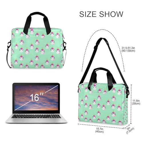Bolso portátil tipo messenger con cierre 15.6 pulg miniatura 5
