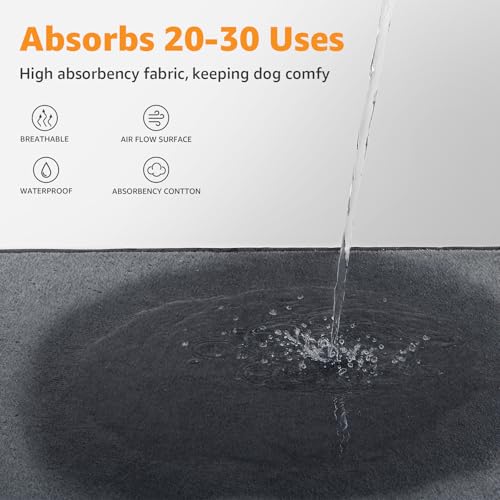 Washable Dog Pee Pad Extra Large: 72x72 Instant Absorb Training Pads, Non-Slip Pet Playpen Mat Waterproof Reusable Floor Mat for Puppy, Senior Dog Whelping Incontinence Housebreaking