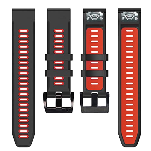Bracelet silicone 22mm pour Garmin Fenix 7 et Coros : système à libération rapide confort
