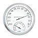Zasłony ścienne z nierdzewnej stali, termometr, higrometr, odporność na wysoką temperaturę, 127 mm, do użytku domowego, nad temperaturą pieczenia i monitorem wilgotności powietrza, ściana, odporność na wysokie temperatury