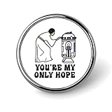 バッジ スターウォーズ レイア姫 ピンバッジ 円形 徽章 おしゃれ Badge バッグ飾 ボタンブローチ ジャケット用 アクセサリー かばん掛け 取付簡単 工芸品 プレゼント 25mm