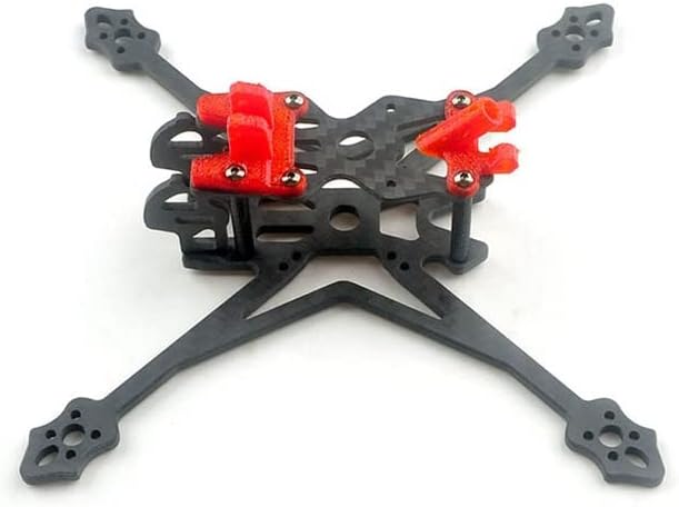 Miniatura 2 de ATHUAH Happymodel Crux35HD Crux35 3.5 pulgadas FPV Racing Drone Frame KIT Parts 3K Fibra de carbono para 1.004 inx1.004 in  0.787 inx0.787 in FC