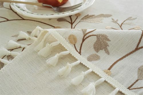 Nappe anti taches lavable pour simplifier vos repas, nappe de table rectangulaire 140x240 cm