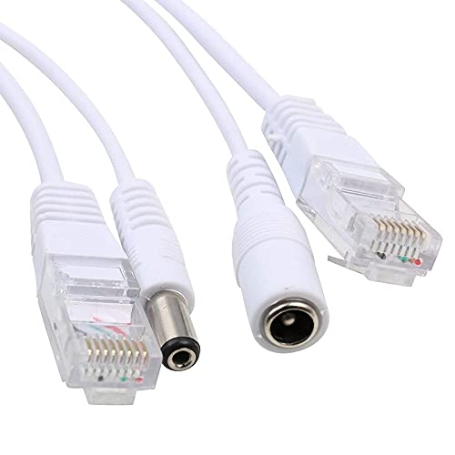 POE Injector Cable for CCTV Cameras Male DC and Male RJ45 to Female RJ45 Adapter-image-13