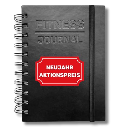 Fitnessjournal für 200 Trainingseinheiten - Workoutplaner - Wochenplaner Fitness - Fitnessplaner 2024 - Fitnesstagebuch Damen & Herren - Trainingsbuch Krafttraining - Trainingstagebuch