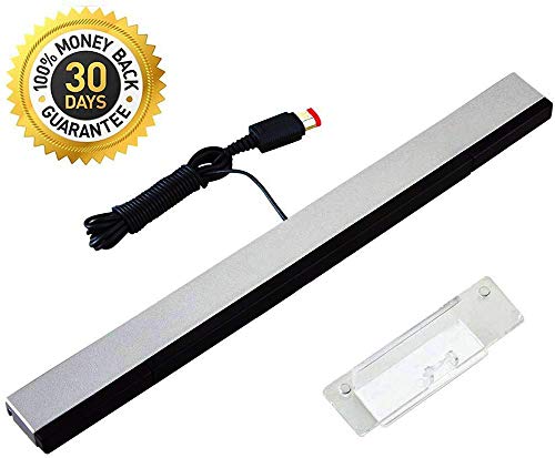 Ssioizz 3 In 1 Wii Ac Power Adapter + Composite Audio Video Cable And Wired Motion Sensor Bar Compatible thumb #1