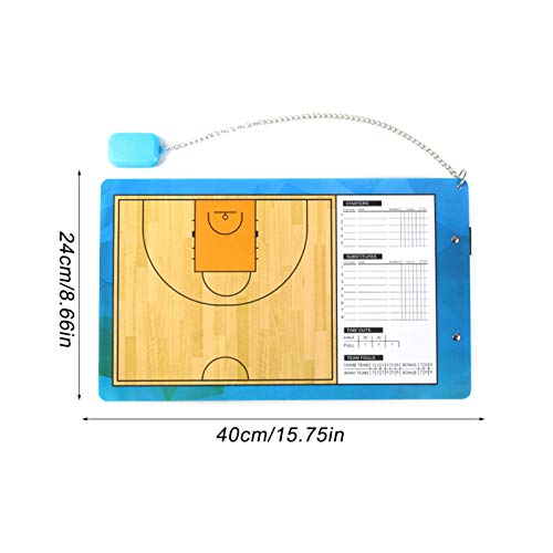 Treinador de Basquetebol - Prancheta com armazenamento - Quadros brancos para Estratégias, Técnicas,
