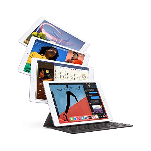 Image of Apple iPad 10.2-inch, WiFi + Cellular, 32GB - Silver (Renewed Premium)