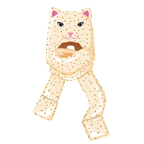 Gifts Treat Kids Girls Winter Hat Plush Novelty Animal Hat 3 In 1 Multi-Functional Animal Hat, Scarf And Mittens (Yellow, L) #TOP6