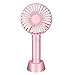 STOBOK Praktyczne narzędzia Dekoracja biurka 1 PC Mini ręczny wentylator USB do ładowania wyciszenie wentylator stołowy wentylator biurkowy wentylator do aromaterapii lato w domu zewnątrz (różow
