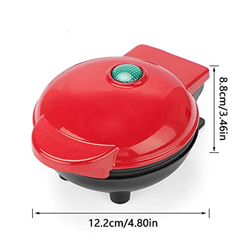 FOUVIN Waffeleisen Maschine Mini, 4.80 3.46 in Edelstahl 350W Haushalts Elektrischer Kuchen Hersteller für Pfannkuchen… – Bild 4